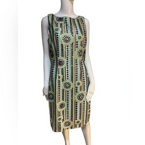 Tahari sequin dress